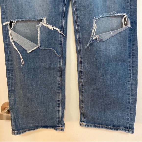 UNIQLO women's regular straight high rise jeans - Picture 3 of 6